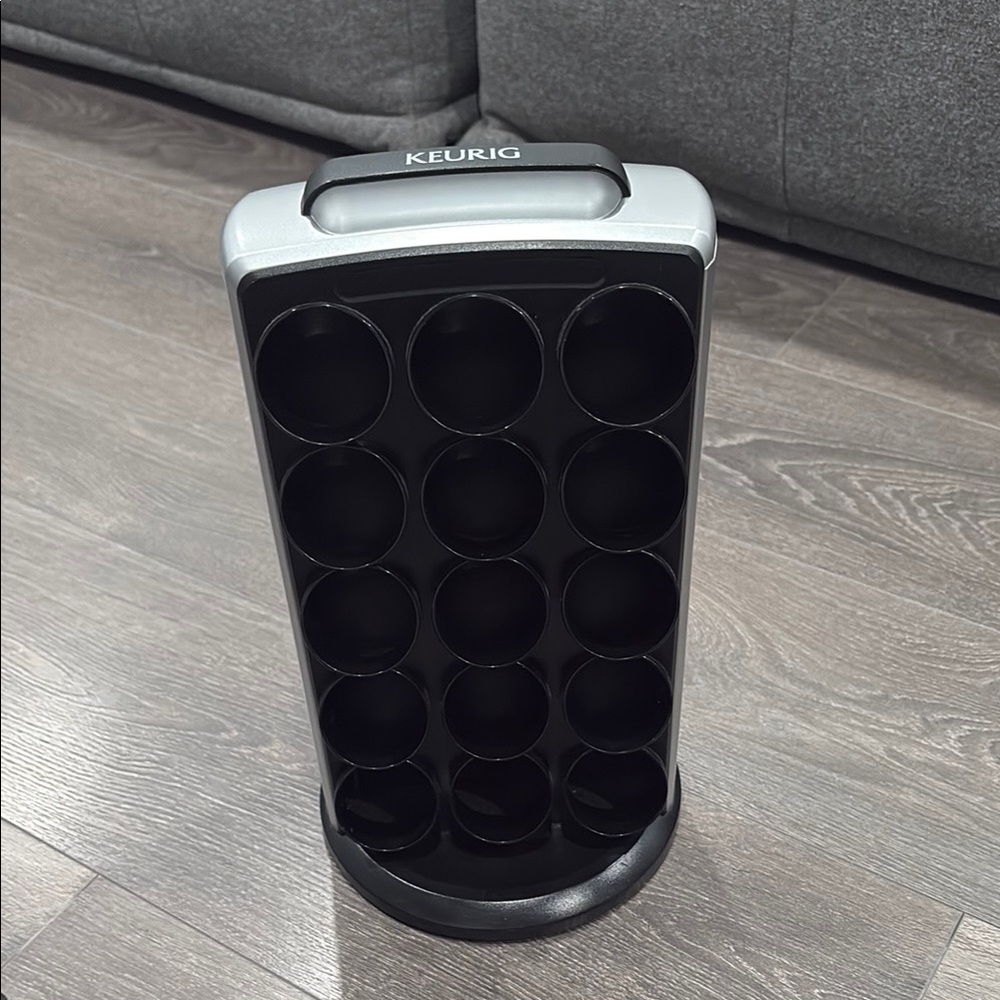 Keurig Black and Silver Coffee Pod Holder